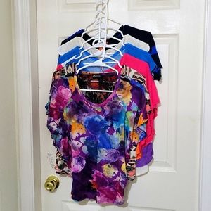 Women's 6 butterfly tops -  Bundle 6